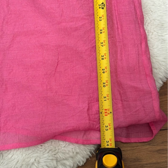 Women’s vava by Joy Han pink tassel sleeve off the shoulder dress nwt size L - Picture 8 of 10